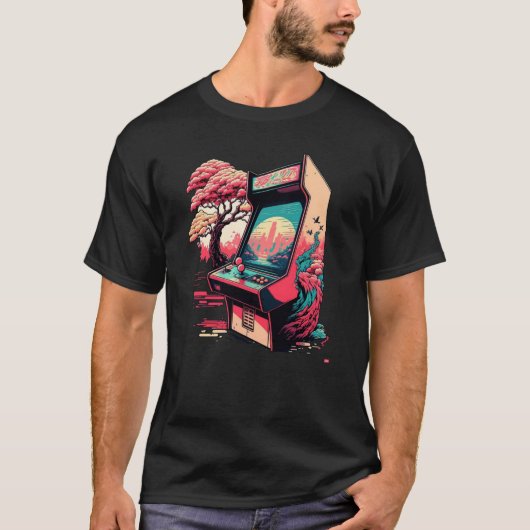 Retro-videogame-arcade T-shirt (Voorkant)