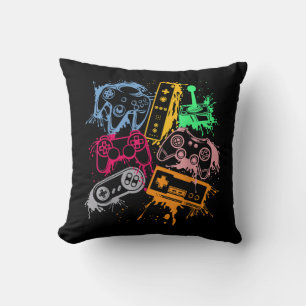 Retro videogameconsolecontrollers 80's 90's Arc Kussen