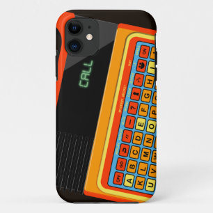 Retro videospel Speak spreuk texas instruments vin iPhone 11 Hoesje