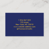 Retro videospelconsole games visitekaartje (Achterkant)