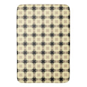 retro vierkant rasterpatroon badmat (Voorkant Verticaal)