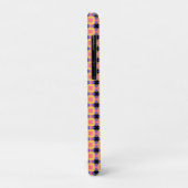 Retro vierkant rasterpatroon met heldere kleuren Case-Mate iPhone case (Achterkant/links)