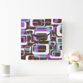 Retro Vierkante Klok (Huis)