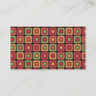 Retro Vierkanten - BosZon Visitekaartje