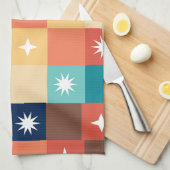 Retro Vierkanten Theedoek (Quarter Fold)