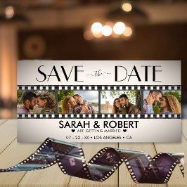 Retro Vignette Fotocollage Filmstrip Save The Date