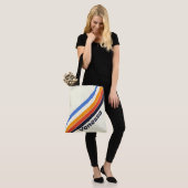 Retro Vijf Gestreept Tas (Op model)