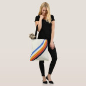 Retro Vijf Streep Tas (Op model)