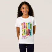 Retro vijfde klas t-shirt (Voorkant volledig)