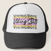 Retro VikingBots Hat Trucker Pet (Voorkant)