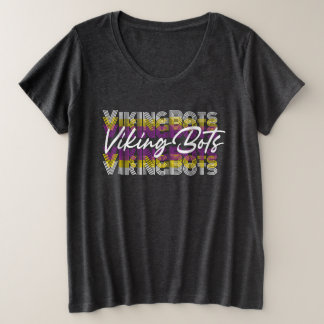 Retro VikingBots- kleding in grote maten Maat T-shirt