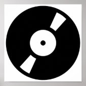retro vinly record poster (Voorkant)
