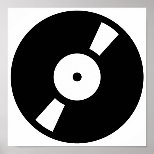 retro vinly record poster (Voorkant)