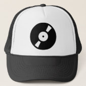 retro vinly record trucker pet (Voorkant)