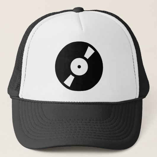 retro vinly record trucker pet (Voorkant)