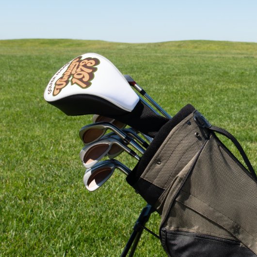 Retro Vintage 1973 Custom Golf Hoofd Hoes Golfheadcover (Insitu)