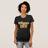 Retro Vintage 1973 Dames T-shirt (Voorkant volledig)