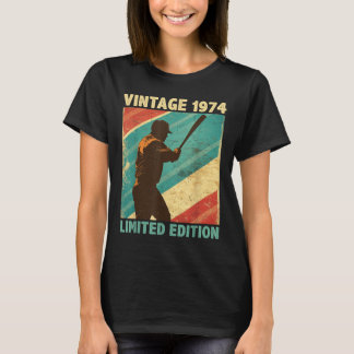 Retro Vintage 1974 Baseball Lover Limited Edition T-shirt