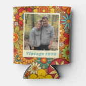 Retro Vintage 1975 50ste verjaardag foto Blikjeskoeler (Voorkant)