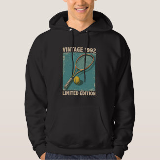 Retro Vintage 1992 Tennis Liefhebber Limited Editi Hoodie