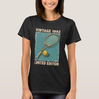 Retro Vintage 1992 Tennis Liefhebber Limited Editi T-shirt