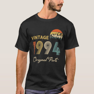 Retro Vintage 1994 Originele onderdelen Verjaardag T-shirt
