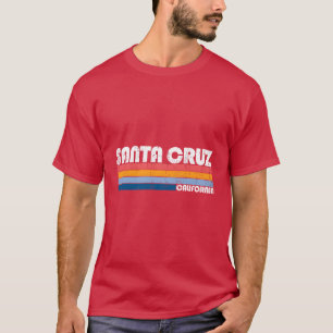 Retro Vintage 70er 80er stijl Santa Cruz Californi T-shirt