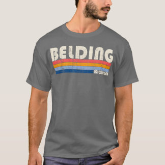 Retro Vintage 70S 80S Stijl Thuisstad Van Belding T-shirt