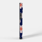 Retro Vintage 70s Madeliefjes Patroon Groovy naam iPhone Hoesje (Rechterkant)
