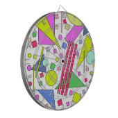 Retro Vintage 80s and 90s Style Dartbord (Voorkant Links)