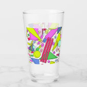 Retro Vintage 80s and 90s Style Glas (Achterkant)