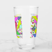 Retro Vintage 80s and 90s Style Glas (Links)