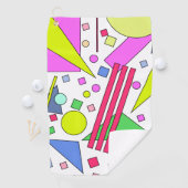 Retro Vintage 80s and 90s Style Golfhanddoek (Insitu)