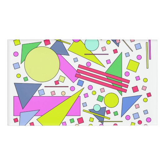 Retro Vintage 80s and 90s Style Naambadge (Voorkant)