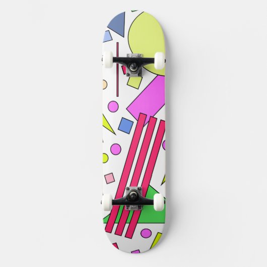 Retro Vintage 80s and 90s Style Persoonlijk Skateboard (Voorkant)