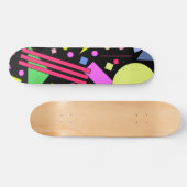 Retro Vintage 80s and 90s Style Persoonlijk Skateboard (Horizontaal)