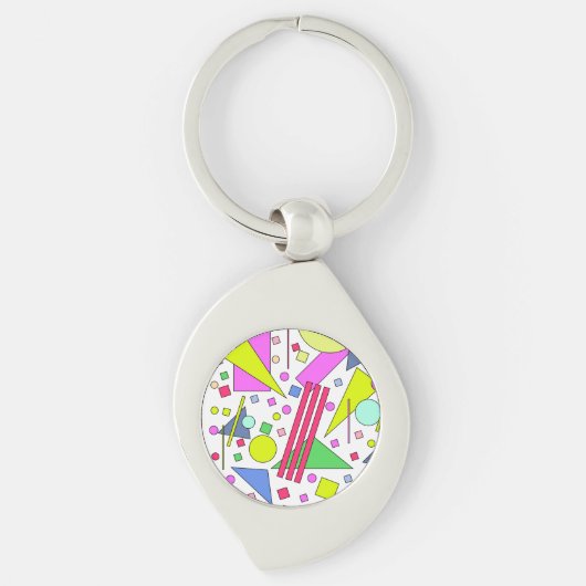 Retro Vintage 80s and 90s Style Sleutelhanger (Voorkant)