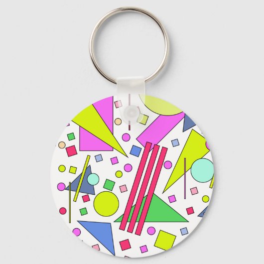 Retro Vintage 80s and 90s Style Sleutelhanger (Voorkant)