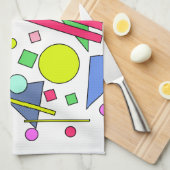 Retro Vintage 80s and 90s Style Theedoek (Quarter Fold)