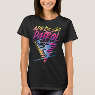 Retro Vintage 80s Apres Ski Patrol T-shirt