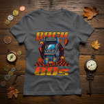 Retro Vintage 80s Arcade Games T-shirt<br><div class="desc">Een cool terugblik T-shirt ontwerp naar het vintage 80s tijdperk van een ontwerp van een Arcade-spel met een wereldbol achtergrond en bliksemschichten en sterren eromheen. Boven en onder het Arcade-spel staat een tekst die Terug naar de 80s zegt.</div>