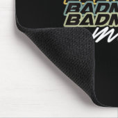 Retro Vintage 80s Badminton Moeder Grappige Moeder Muismat (Hoek)