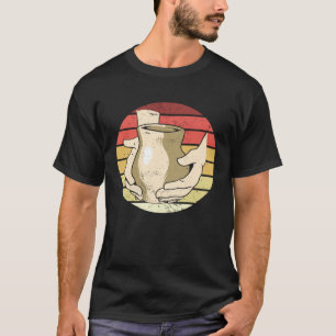 Retro Vintage Aardewerk Keramiek Leraar Aardewerk T-shirt