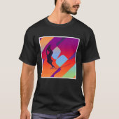 Retro Vintage Aesthetic Wakeboard T-shirt (Voorkant)