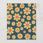 Retro Vintage Afstudeerfeest Budget Flyer (Achterkant)