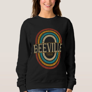 Retro Vintage Beeville Texas TX Vrouwen Mannen Sou Trui