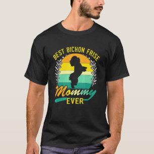 Retro Vintage Beste Bichon Frise Moeder Ooit T-shirt