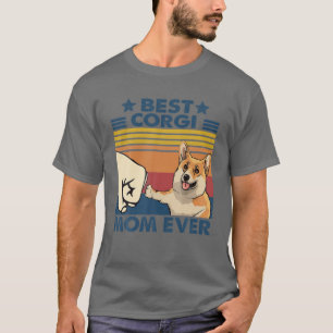 Retro Vintage Beste Corgi Moeder Ooit Grappige Cor T-shirt