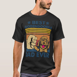 Retro Vintage Beste Goldendoodle Papa Ever Dog T-shirt