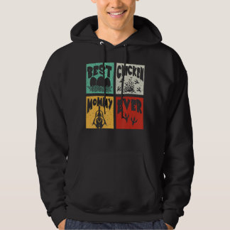 Retro Vintage Beste Kip Mama Ooit  Boerenfamilie Hoodie